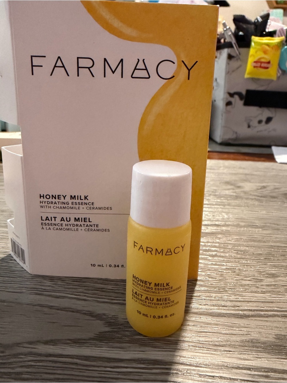 Farmacy Honey Milk Hydrating Essence - Yellow and White Bottle